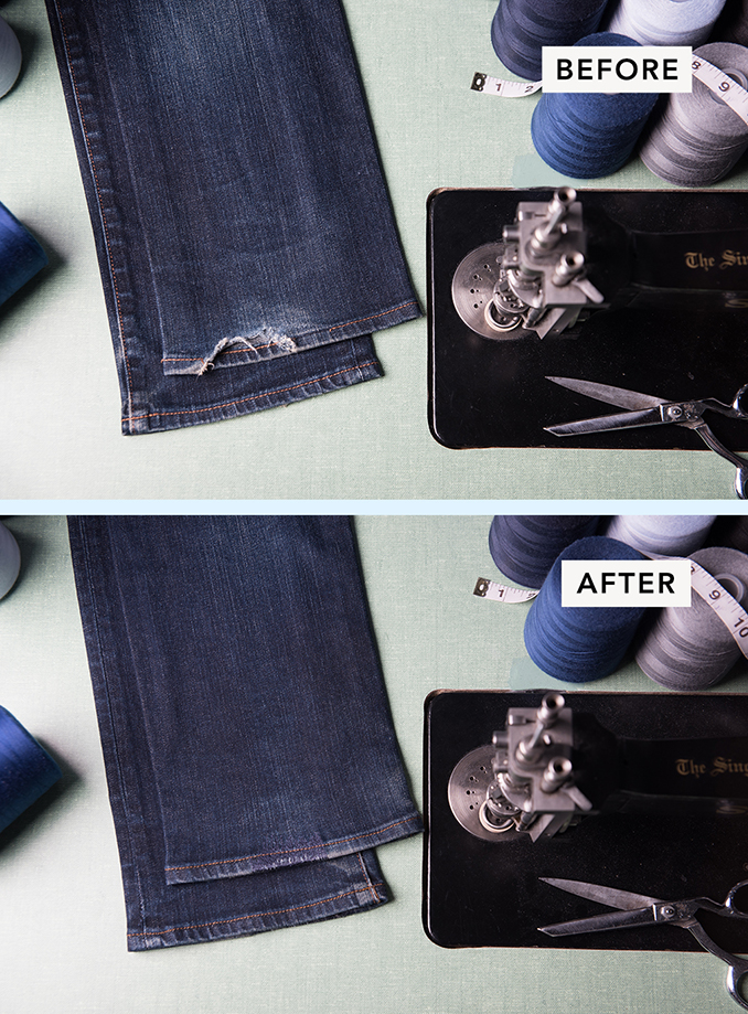 Jeans Hem Reconstruction Service