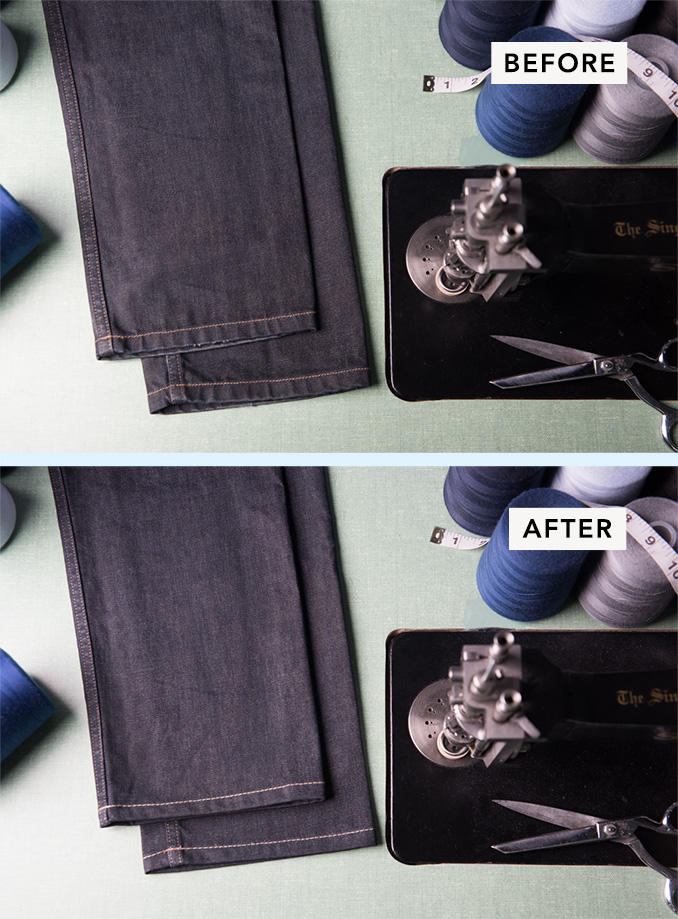 Jeans Regular Hemming Service